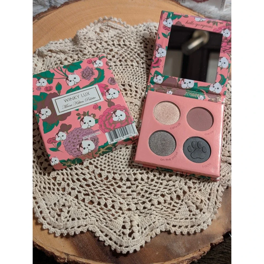 Winky Lux Meow Kitten Eyeshadow Palette 4 Pan Quad Matte Shimmer New